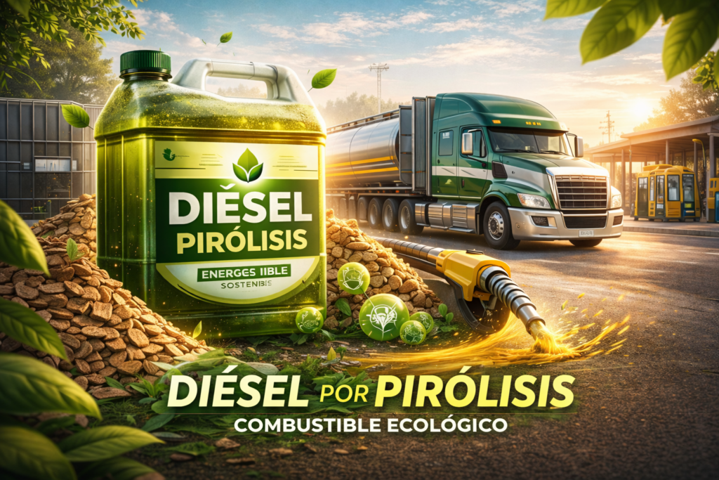 diésel por pirólisis como combustible alterno en México para uso industrial