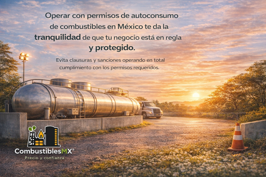Empresa con permisos de autoconsumo de combustibles en México operando en cumplimiento y sin riesgo de clausura