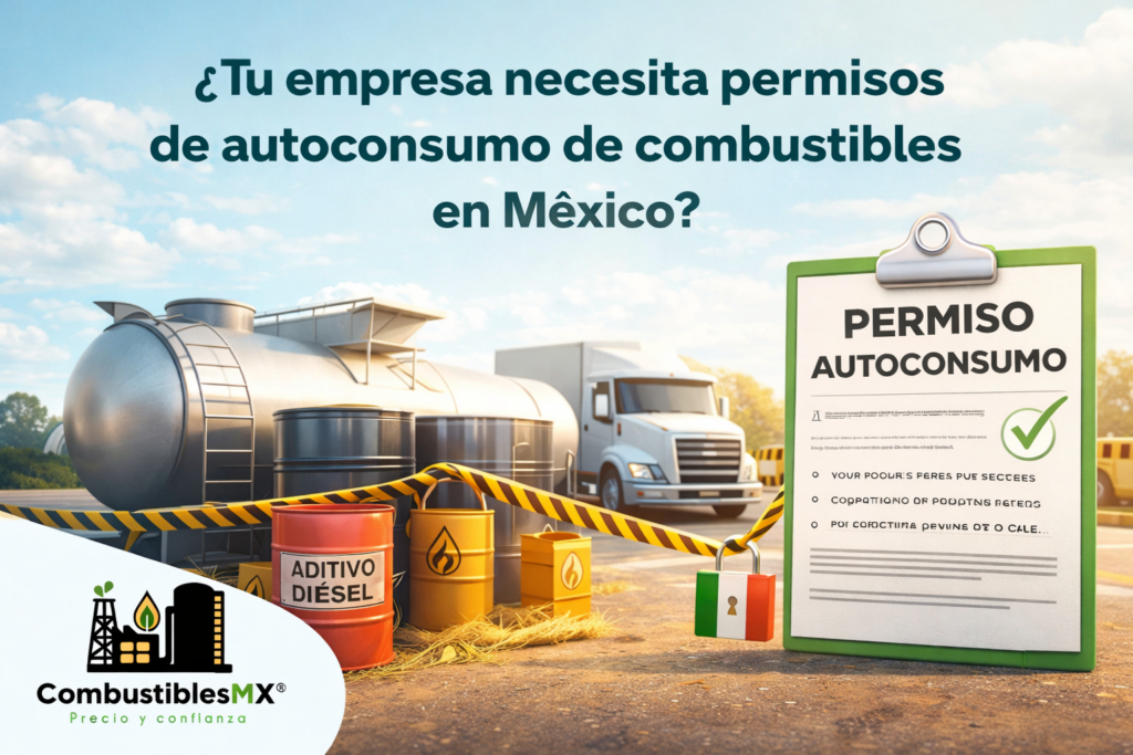 permisos de autoconsumo de combustibles en México para empresas