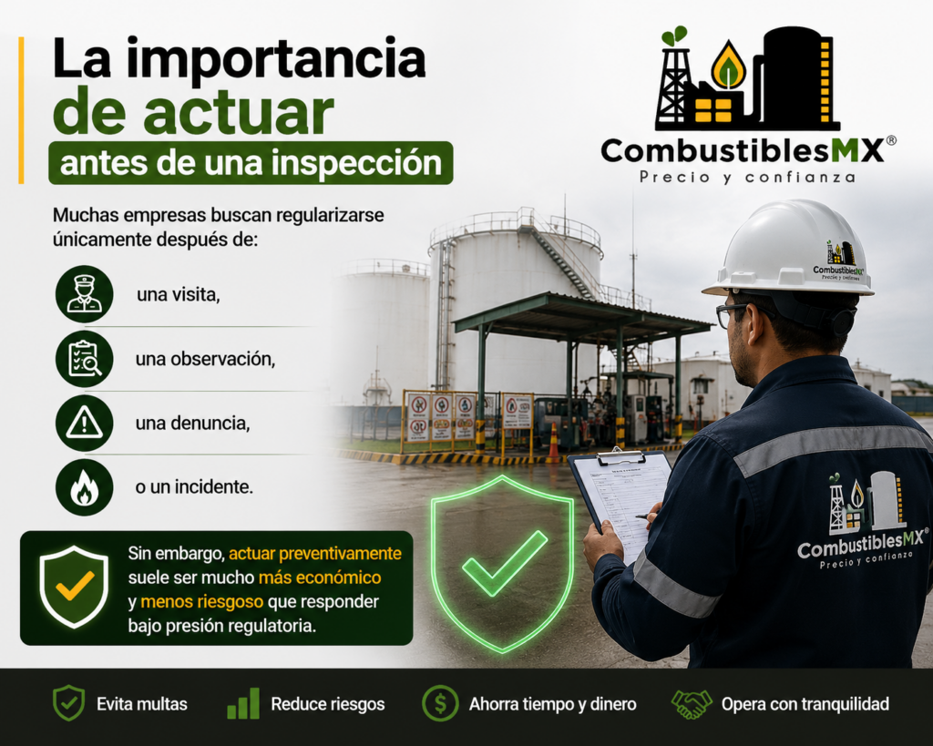 Prevención de inspecciones y regularización de almacenamiento de diésel en empresas mexicanas