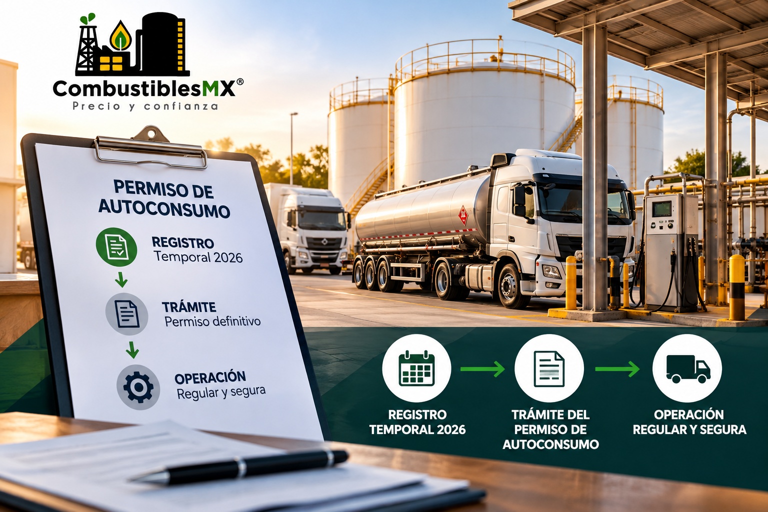 Registro Temporal 2026 y permiso de autoconsumo de petrolíferos